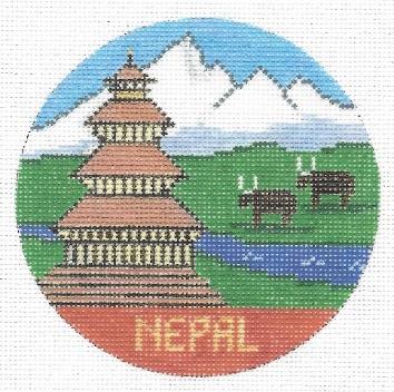 Nepal Round Canvas