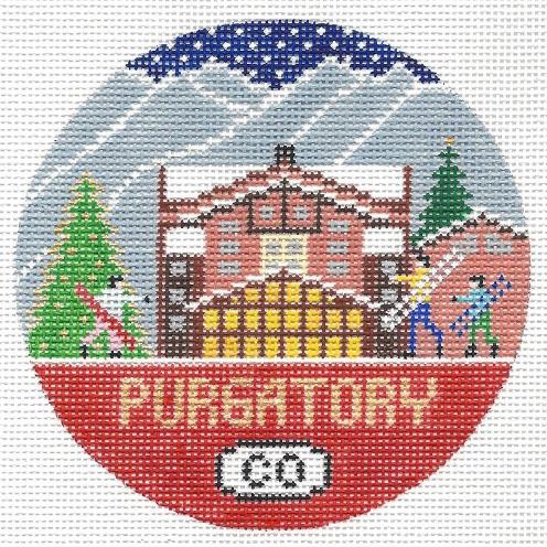 Purgatory Round Canvas