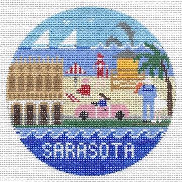 Sarasota Round Canvas