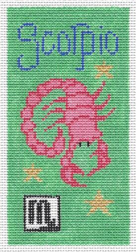 Scorpio Zodiac Eye Canvas