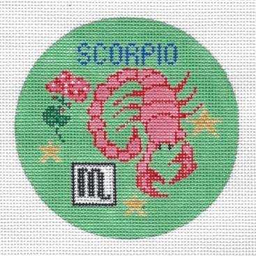 Scorpio Zodiac Ornament Canvas