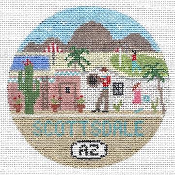 Scottsdale Round Canvas