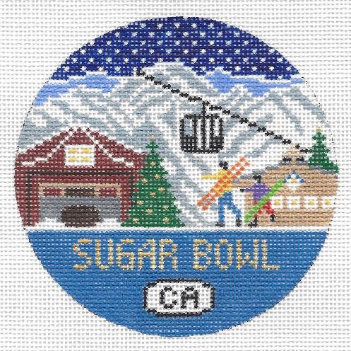 Sugar Bowl Round Canvas