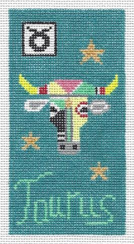 Taurus Zodiac Eye Canvas