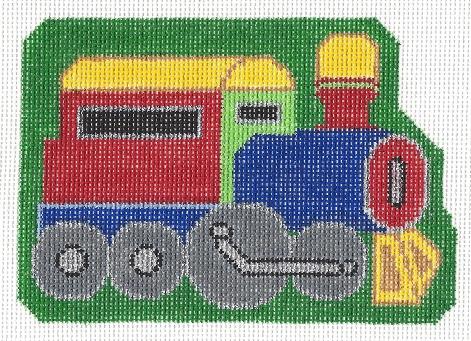 Train Locomotive Ornament Canvas