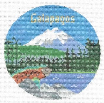 Galapagos Round Canvas