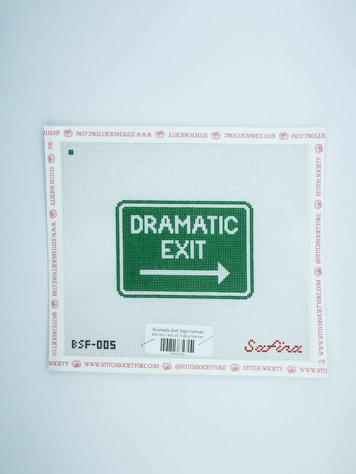 Dramatic Exit Sign Canvas