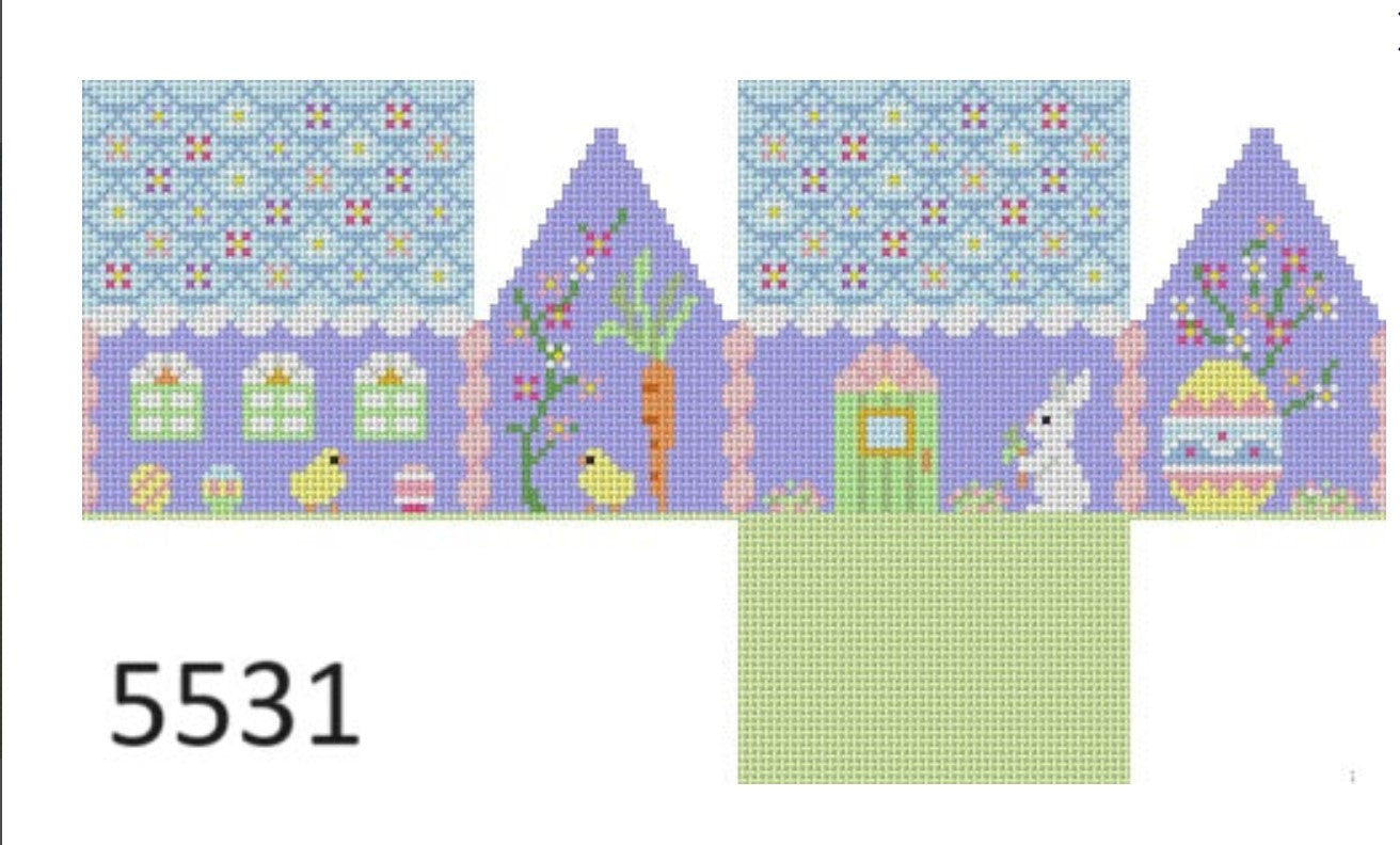 Easter House, Mini House Canvas