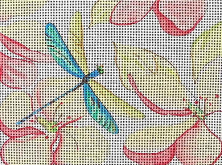 Dragonflies/Magnolias Canvas