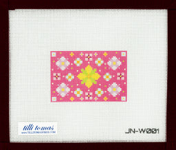 JN-W001 Pink Floral Mandala Canvas