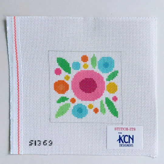 Floral Square Canvas