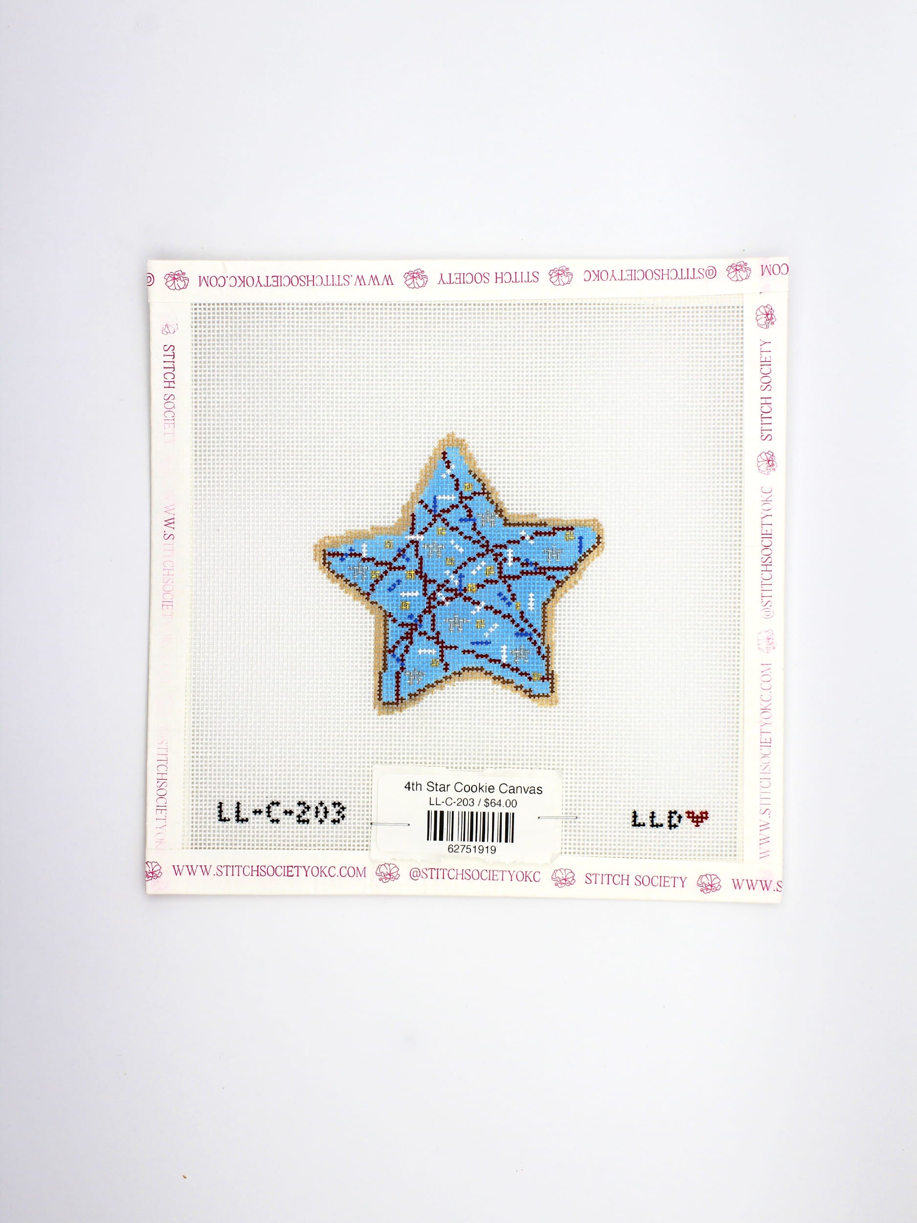 4th Star Cookie Canvas