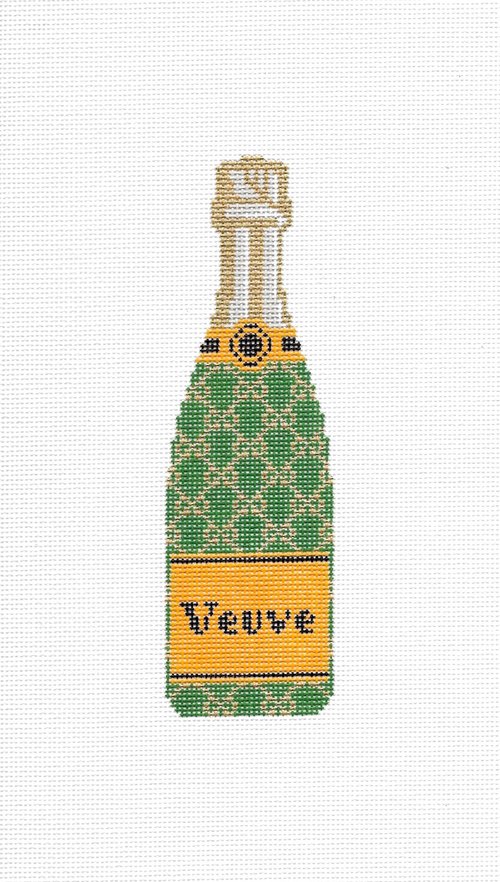 Veuve Bottle - GG Quilt Champagne Canvas