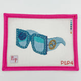 Glam Goggles (Blue) Canvas