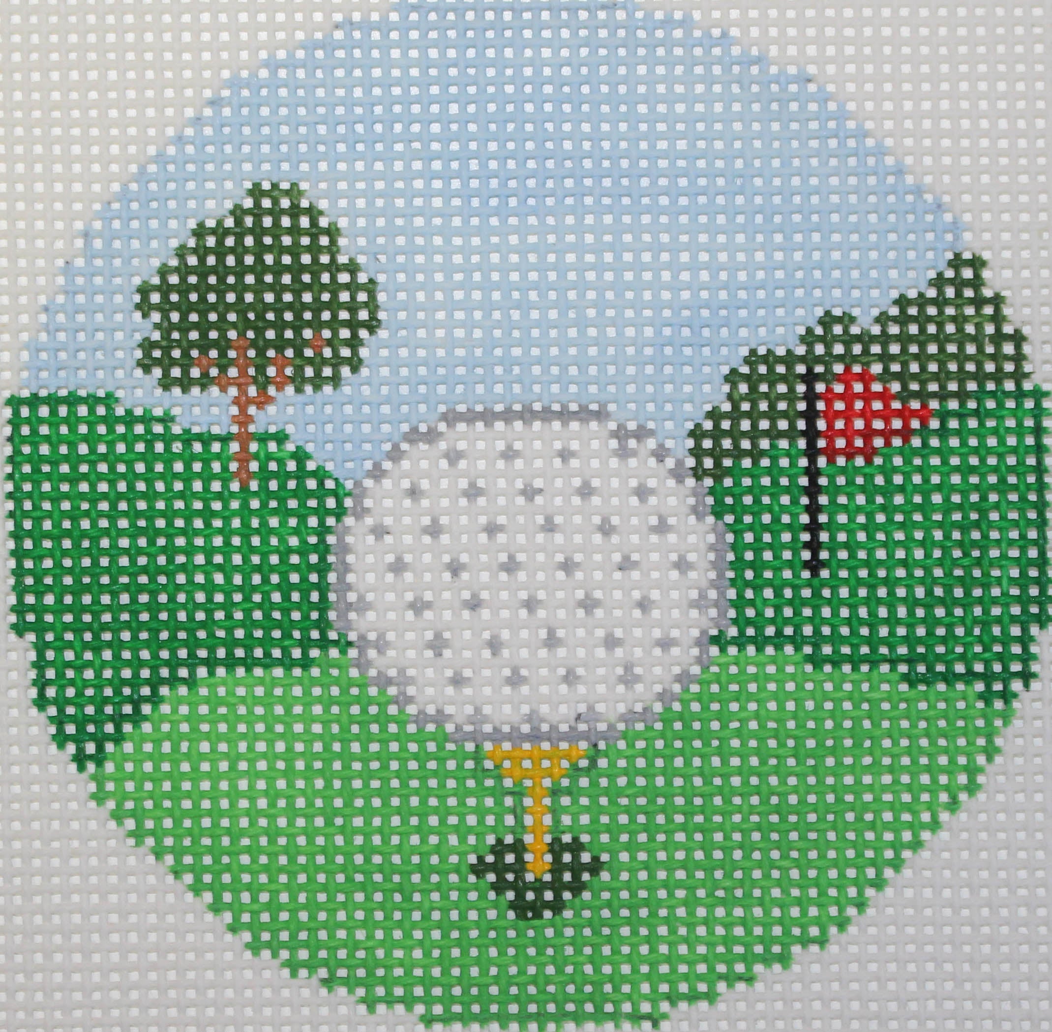 Golf Ball Scene Canvas
