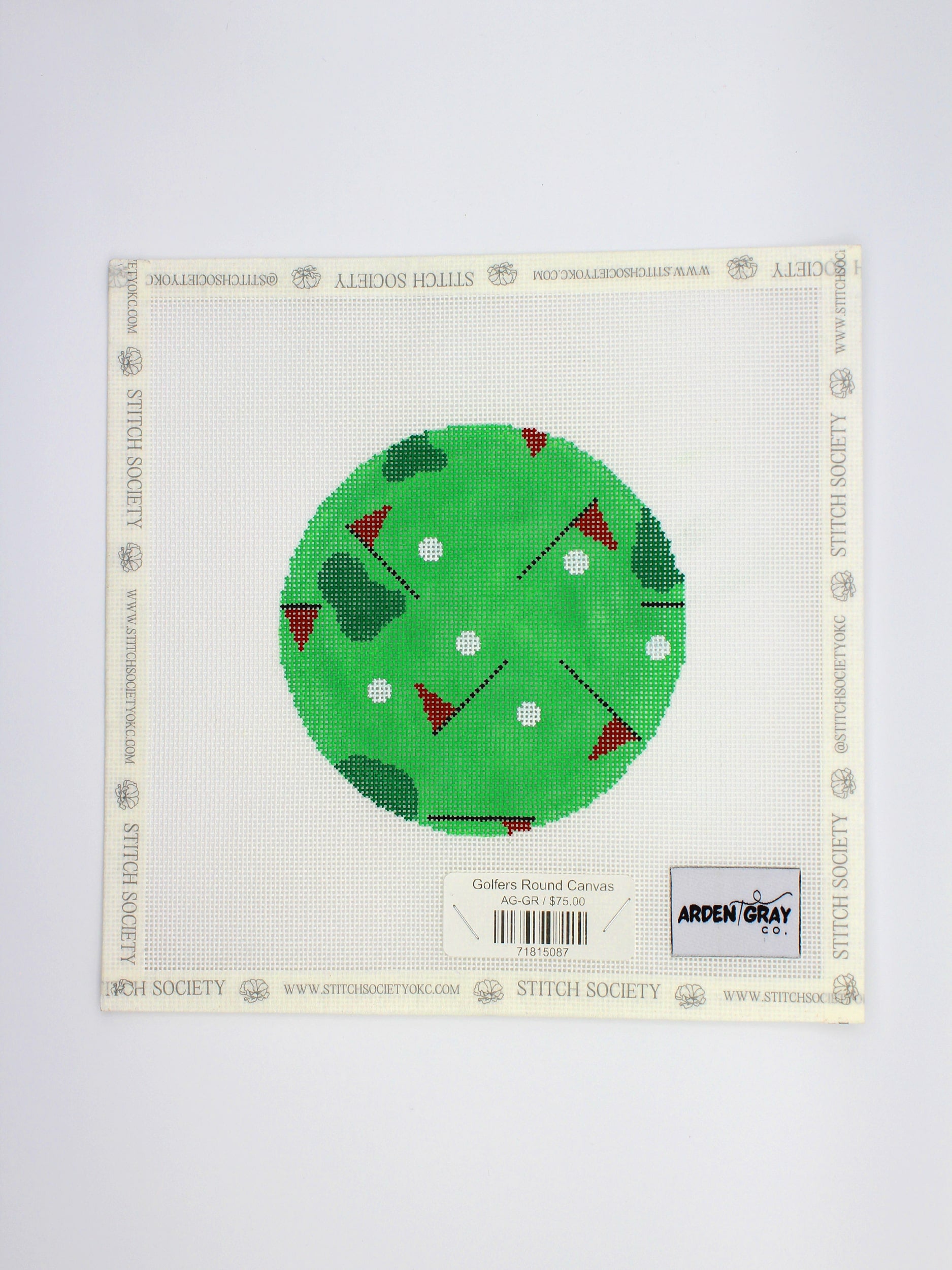 Golfers Round Canvas