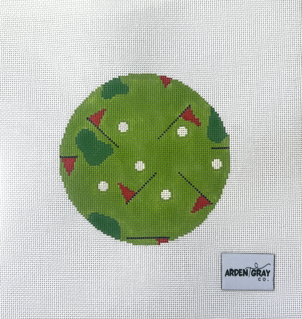 Golfers Round Canvas