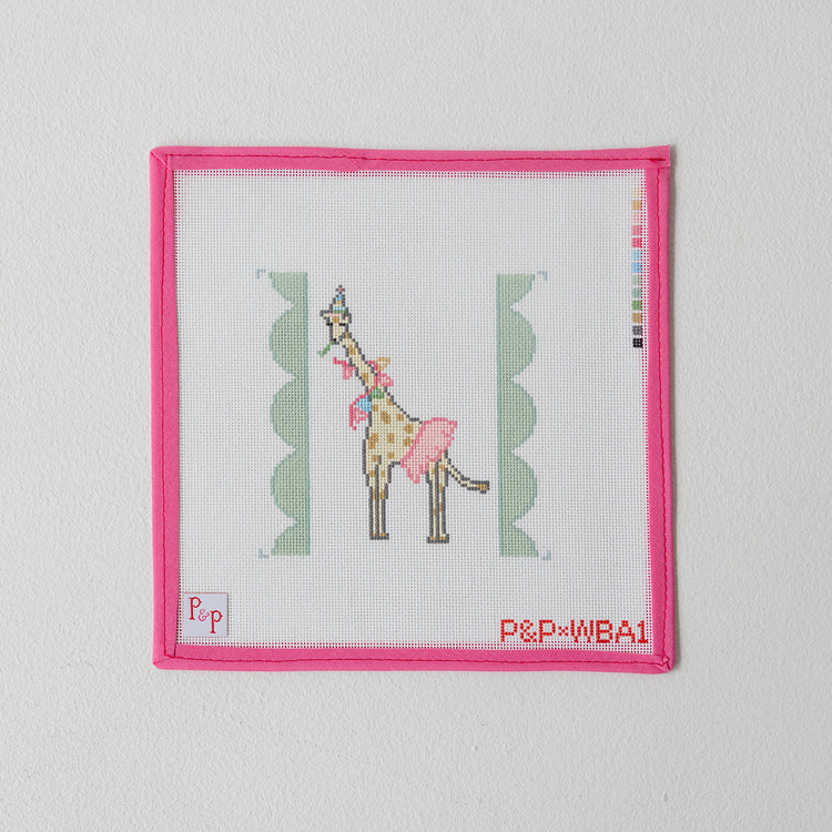 Party Giraffe (18 Mesh) Canvas
