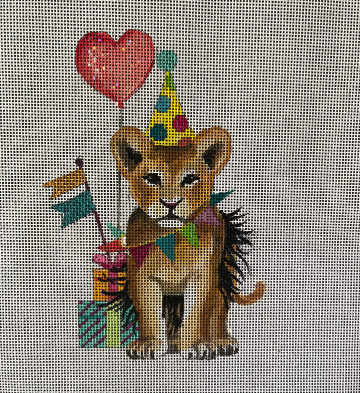 Birthday Lion Canvas