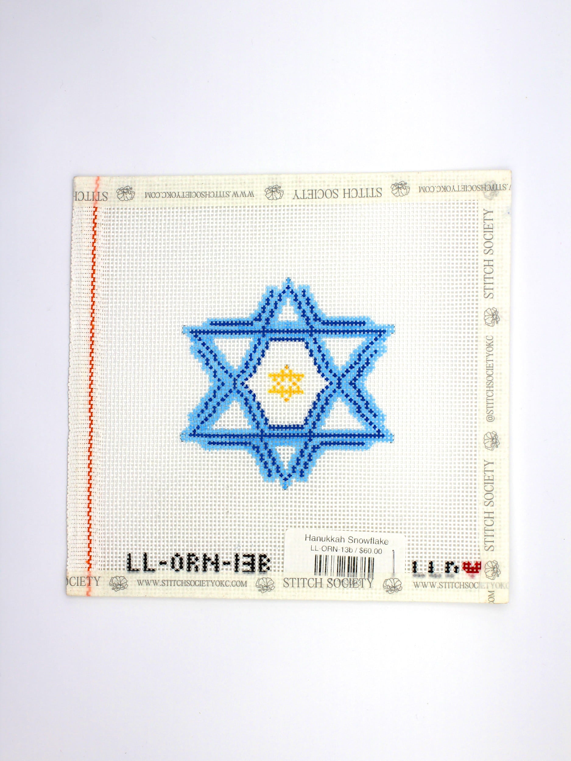 Hanukkah Snowflake Canvas