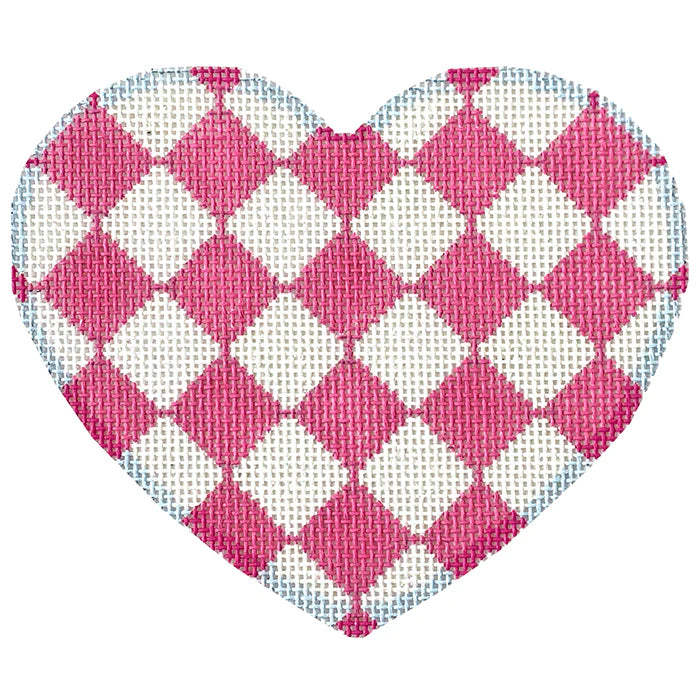 Harlequin Heart/Pink - Canva