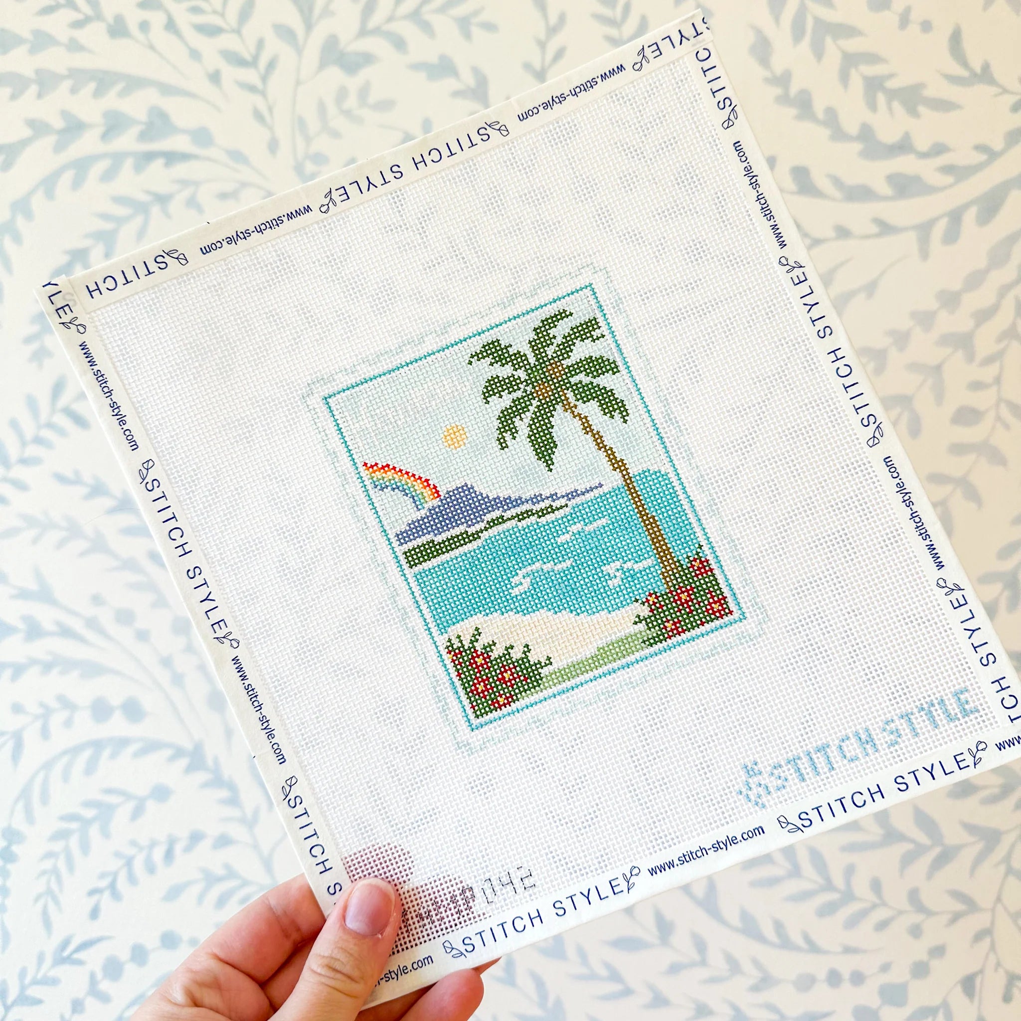 Hawaii Travel Stamp Canvas
