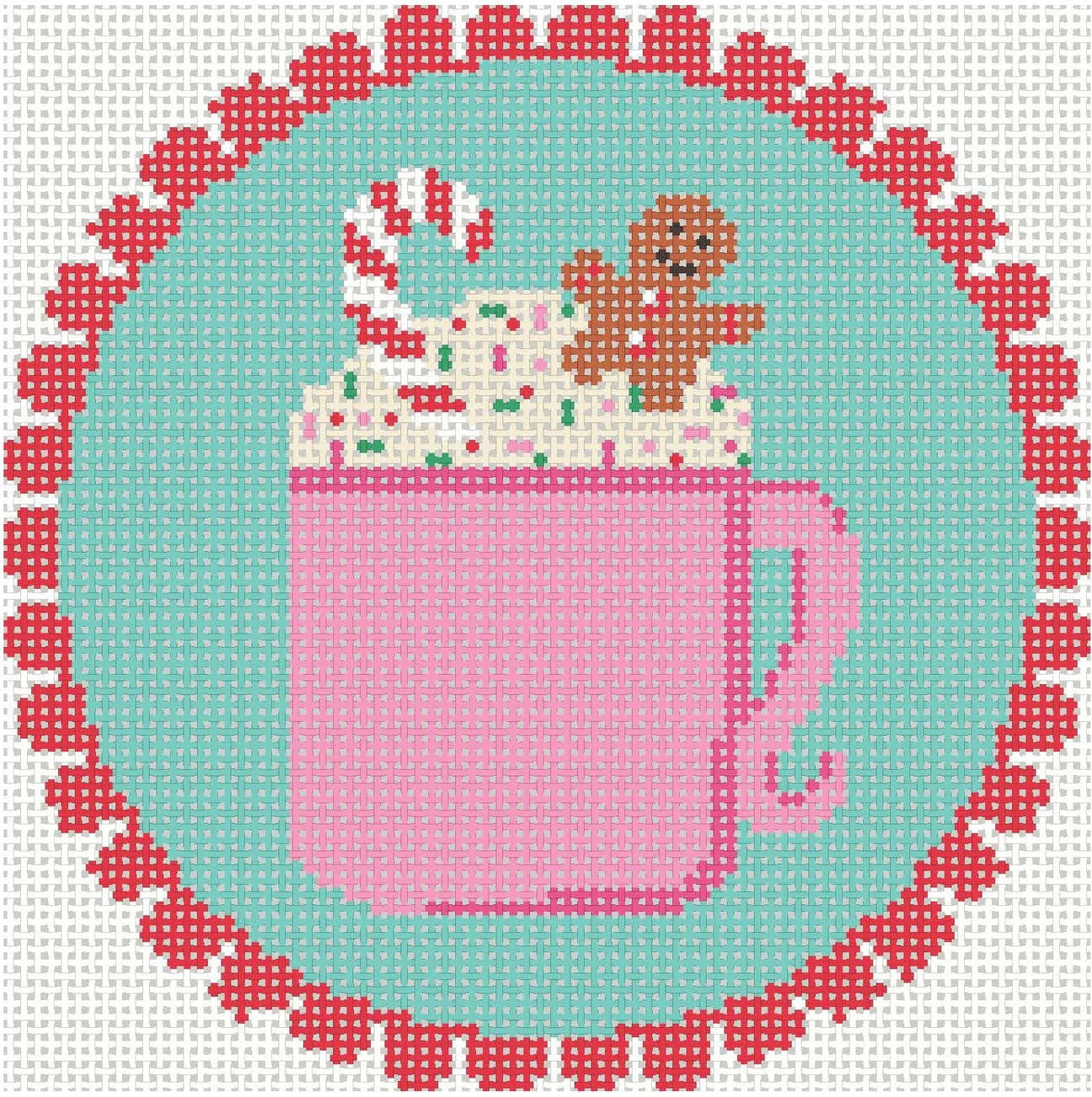 Red Scallop - Hot Cocoa - Canvas