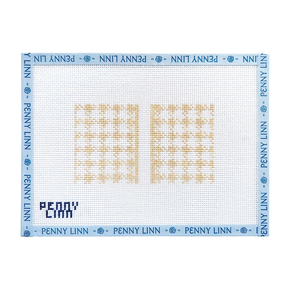 Houndstooth Fanch Clutch Insert Canvas