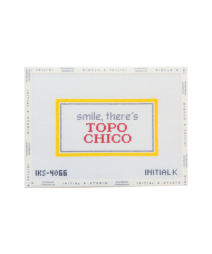 Smile There's Topo Chico Canvas