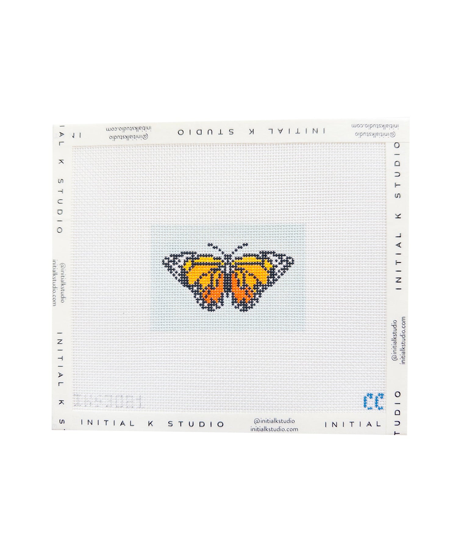 Monarch Bag Tag Canvas