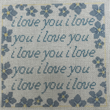 I Love You Pillow Canvas