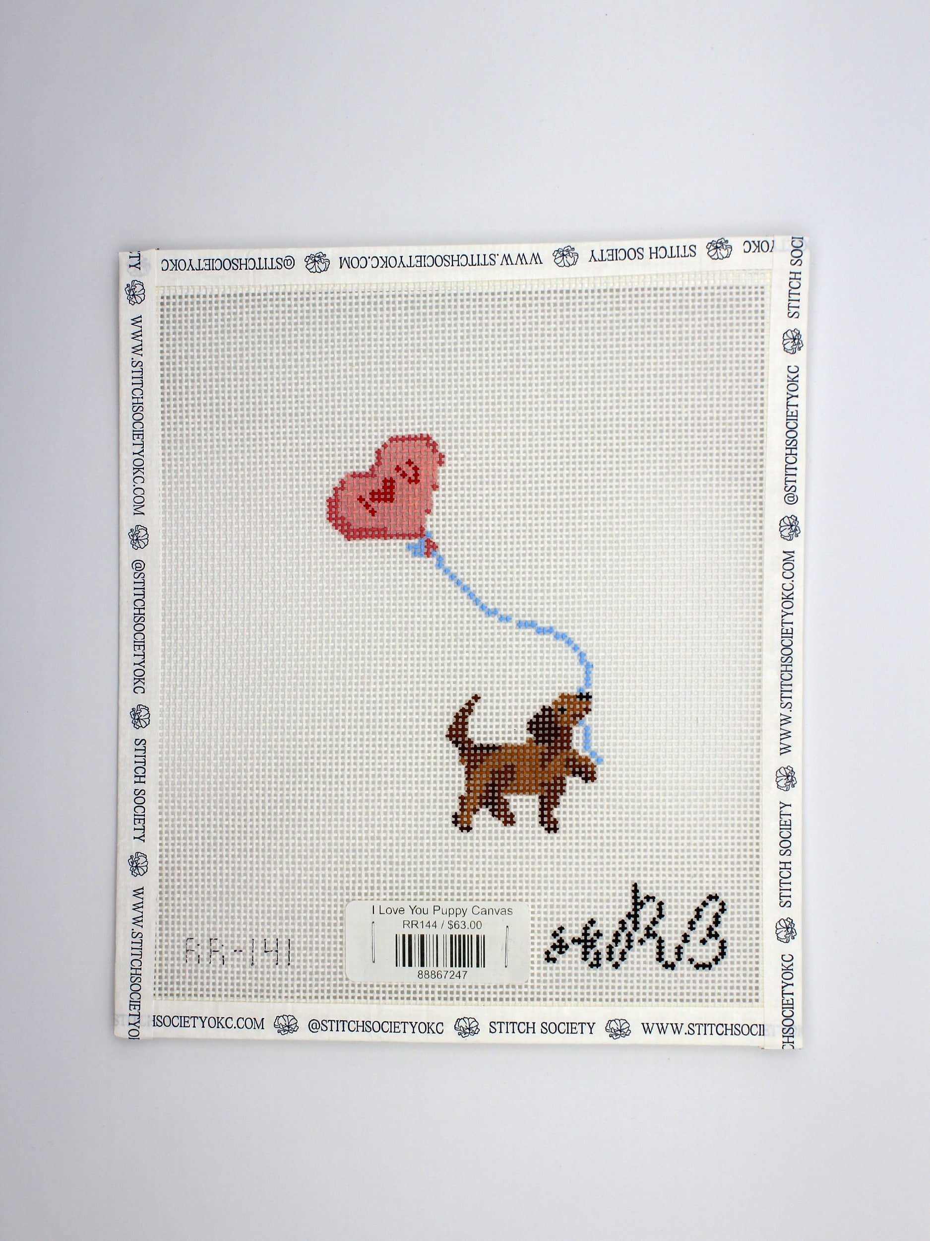 I Love You Puppy Canvas