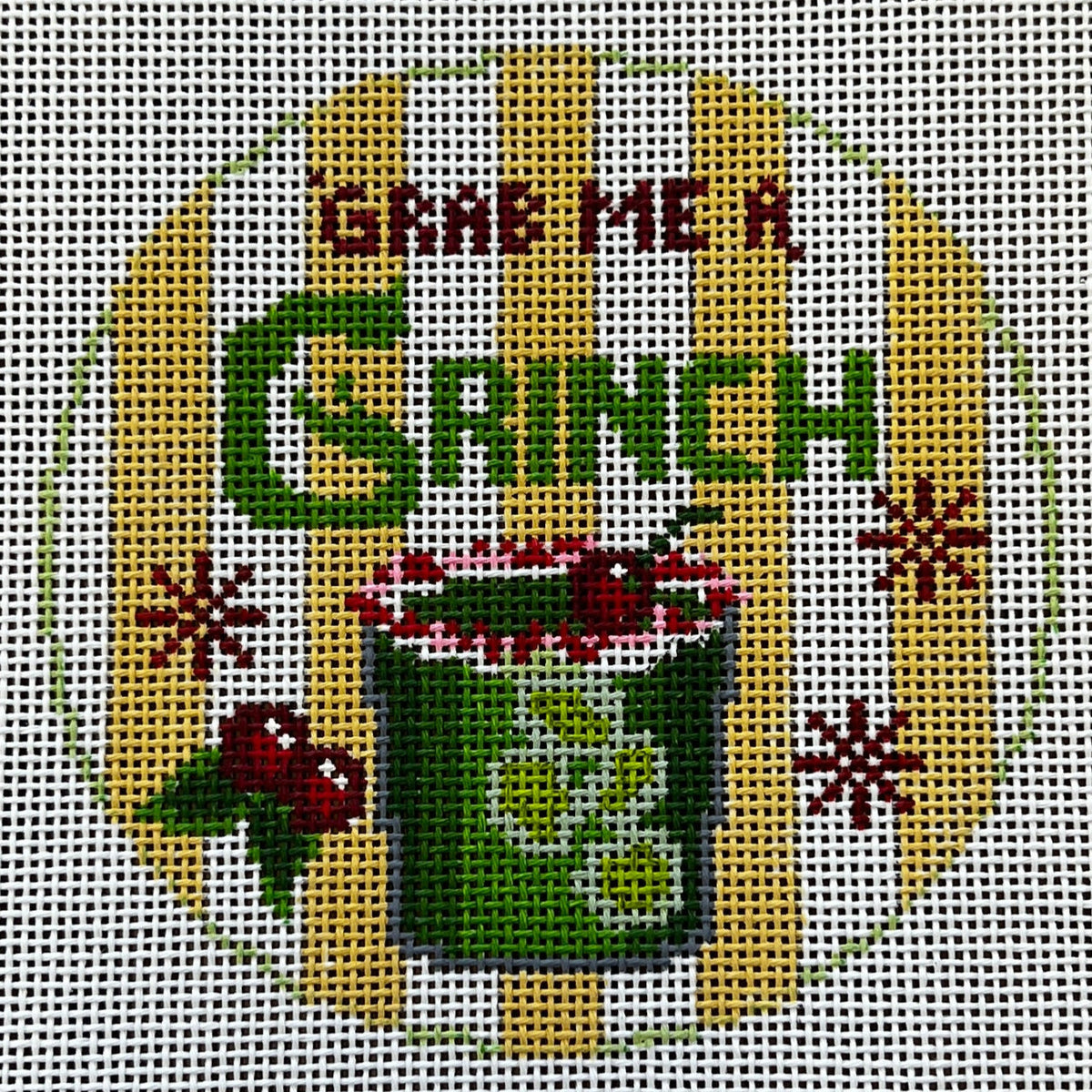 Happier Hour Coaster Grab Me a Grinch