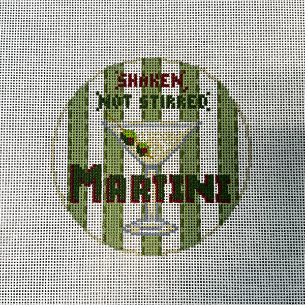 Happier Hour Coaster-Martini Canvas