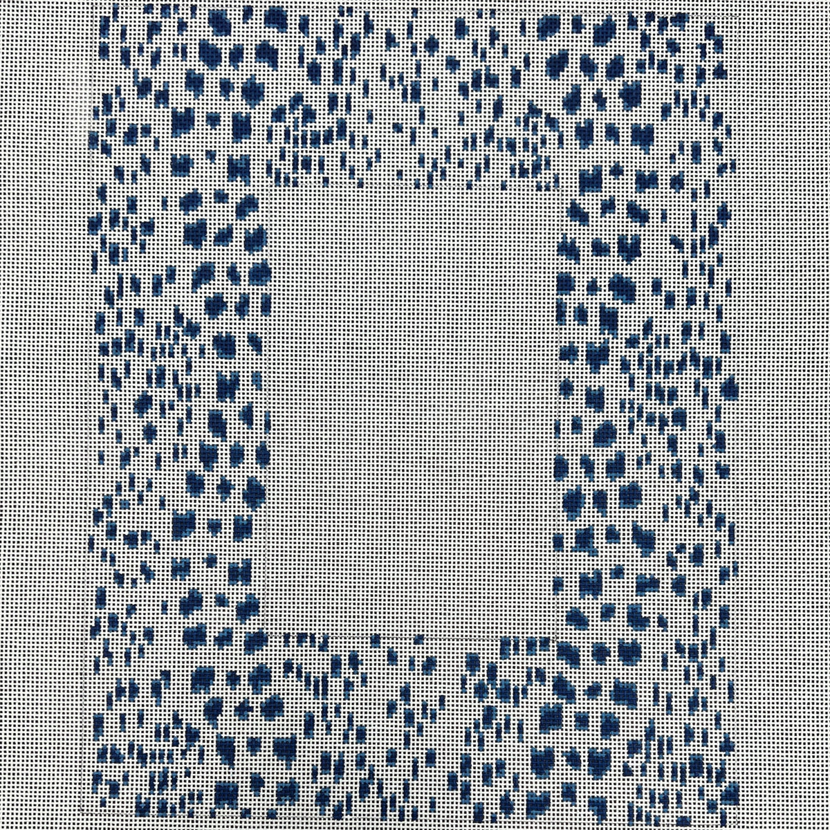 French Dots Picture Frame-Navy (13 mesh)