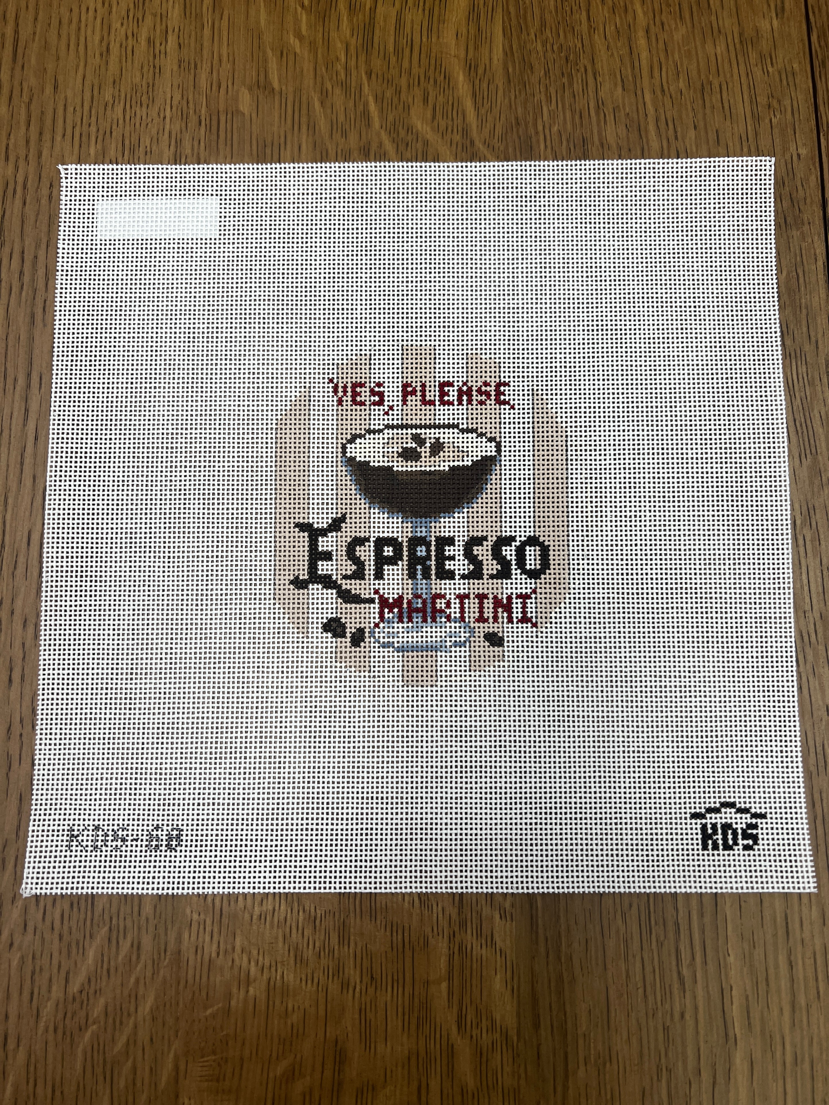 Happier Hour Coaster-Espresso Martini Canvas