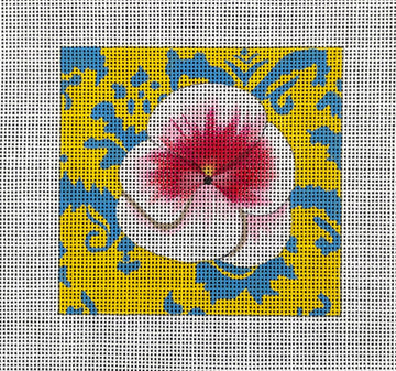 Pink Violet Flower Canvas