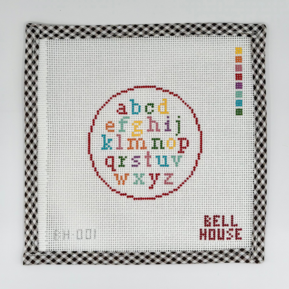 ABC Round Canvas