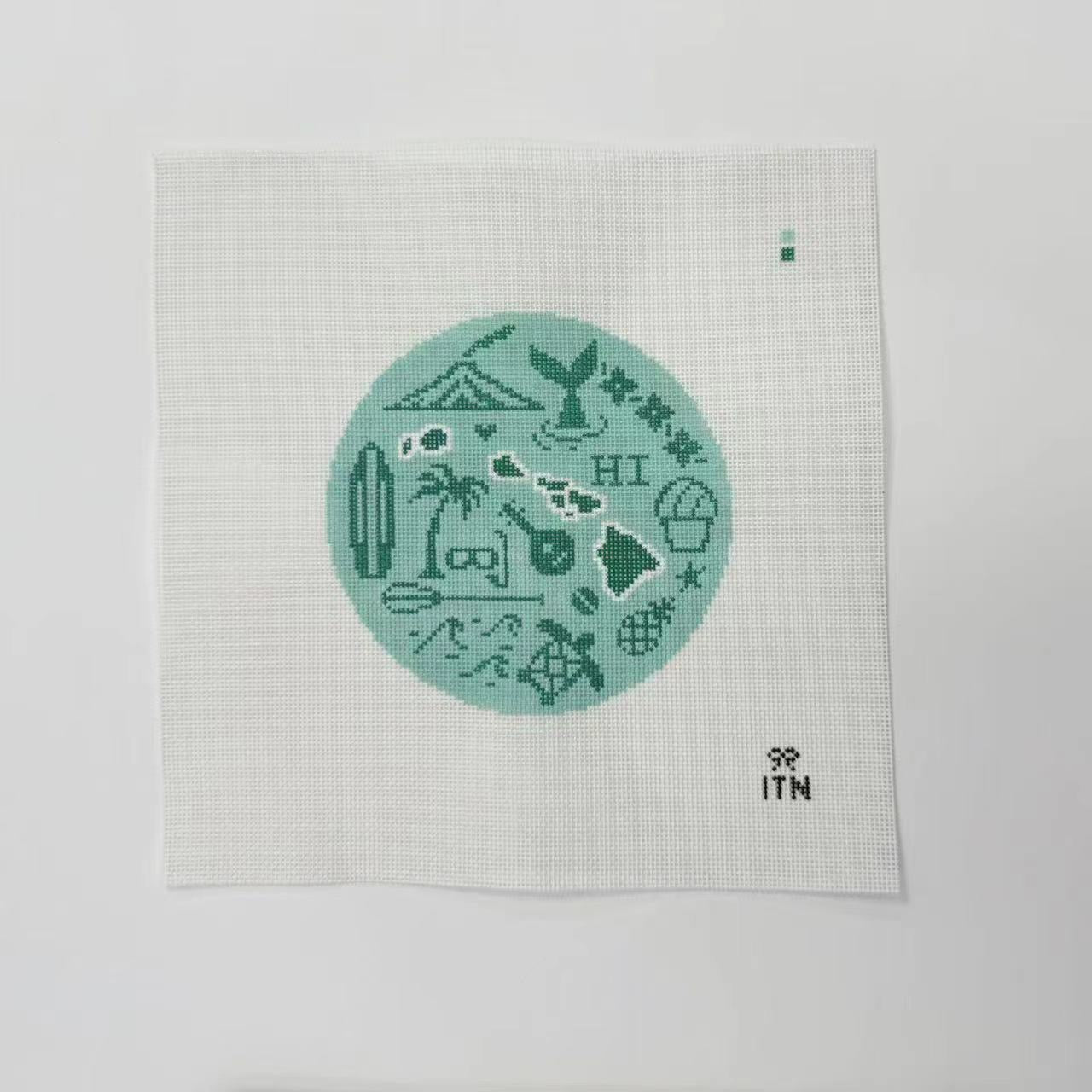 Hawaii Icons Canvas