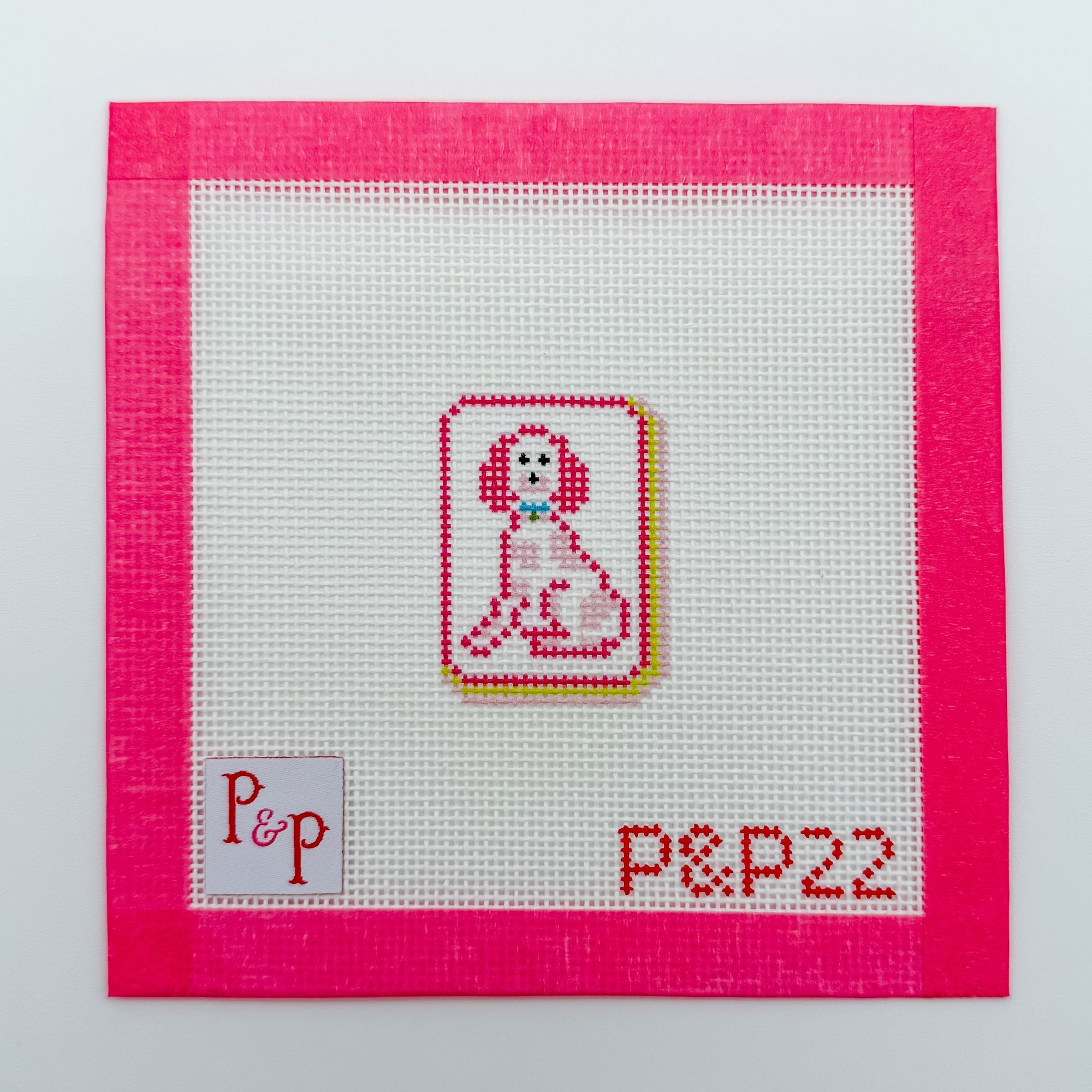 Joker Mahjong Tile Mini (18 Mesh) Canvas