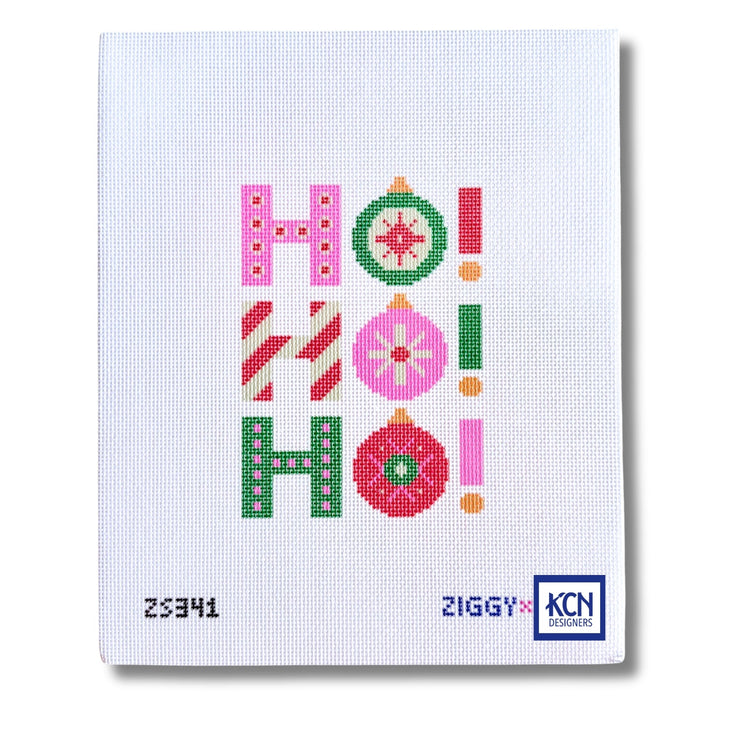 Mod Ho Ho Ho Needlepoint Canvas