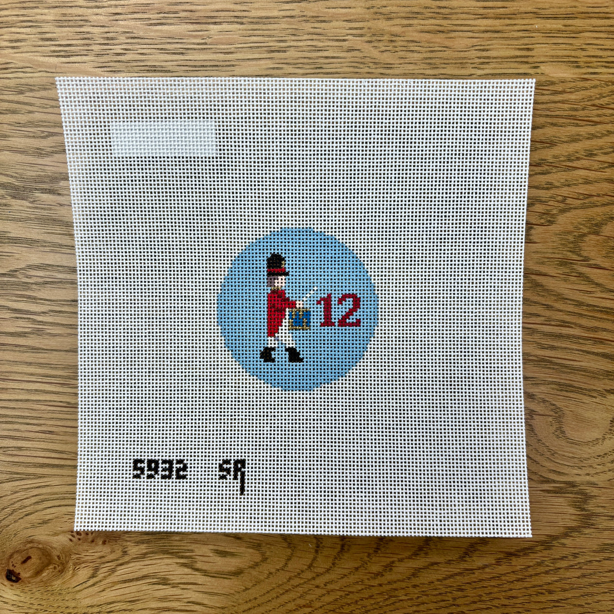 Twelve Days, 2.5" Rounds Day Twelve - Drummers Canvas