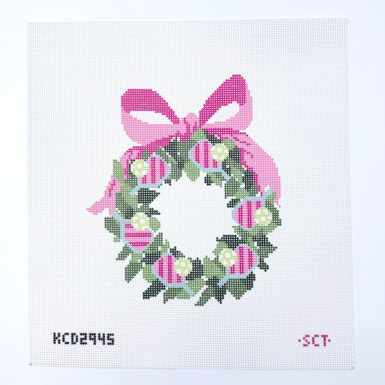 Pickleball Wreath Printed Canvas