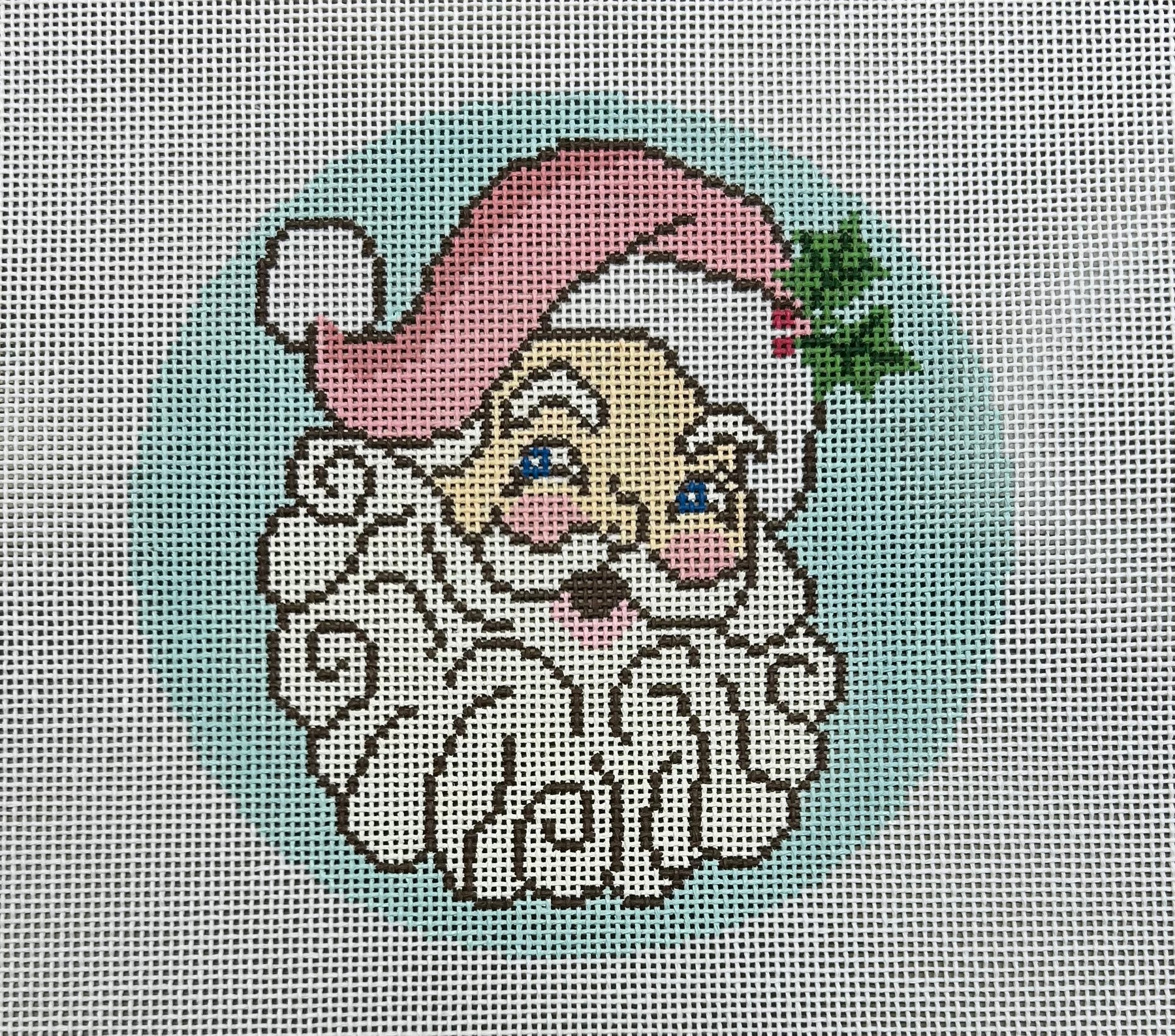Santa - Pink Hat - K210 Canvas