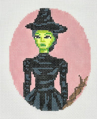 Elphaba Oval Canvas