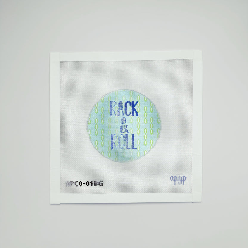 Rack & Roll Blue and Green Canvas