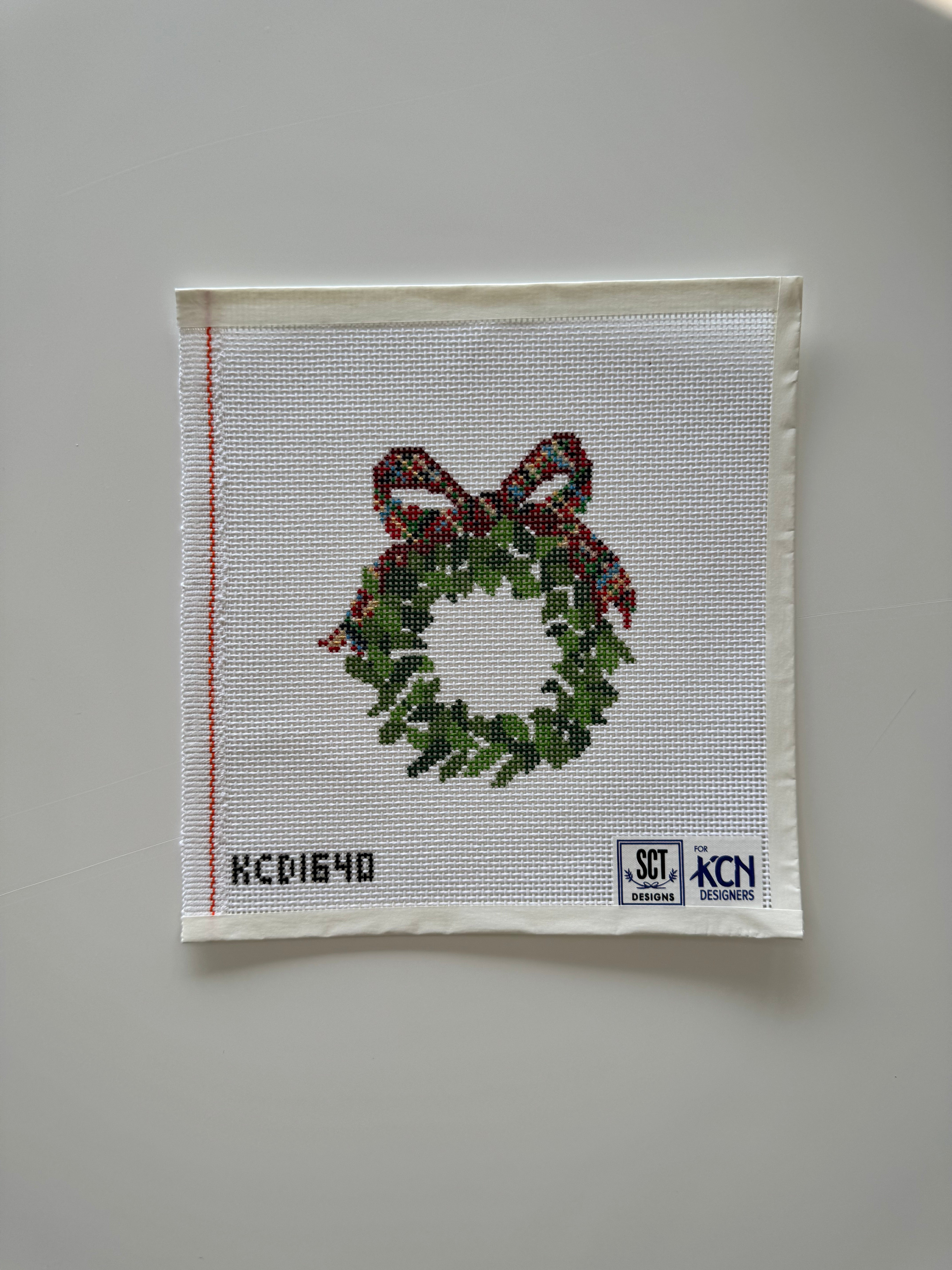 Plaid Wreath Canvas
