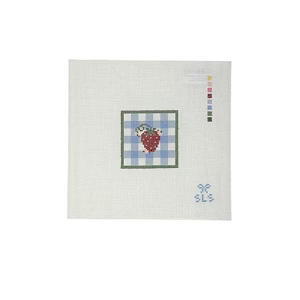Strawberry & Gingham Mini Canvas