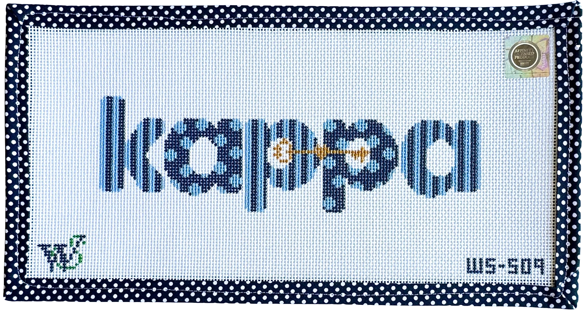 Kappa Kappa Gamma Dots & Stripes Canvas