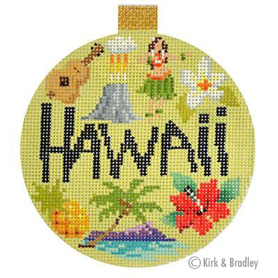 Travel Round Canvas - Hawaii